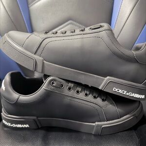 Dolce & Gabbana Men's Matte Black Sneakers
